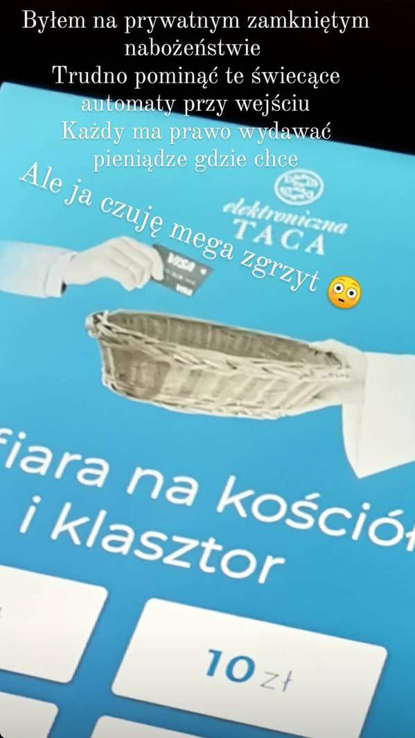 Marcin Tyszka relacjonuje wizytę w kościele