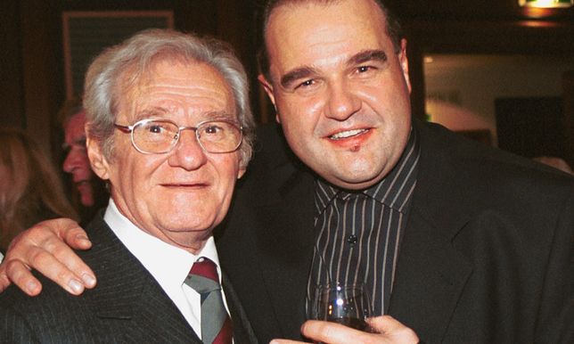 Bronisław Pawlik z Cezarym Żakiem
