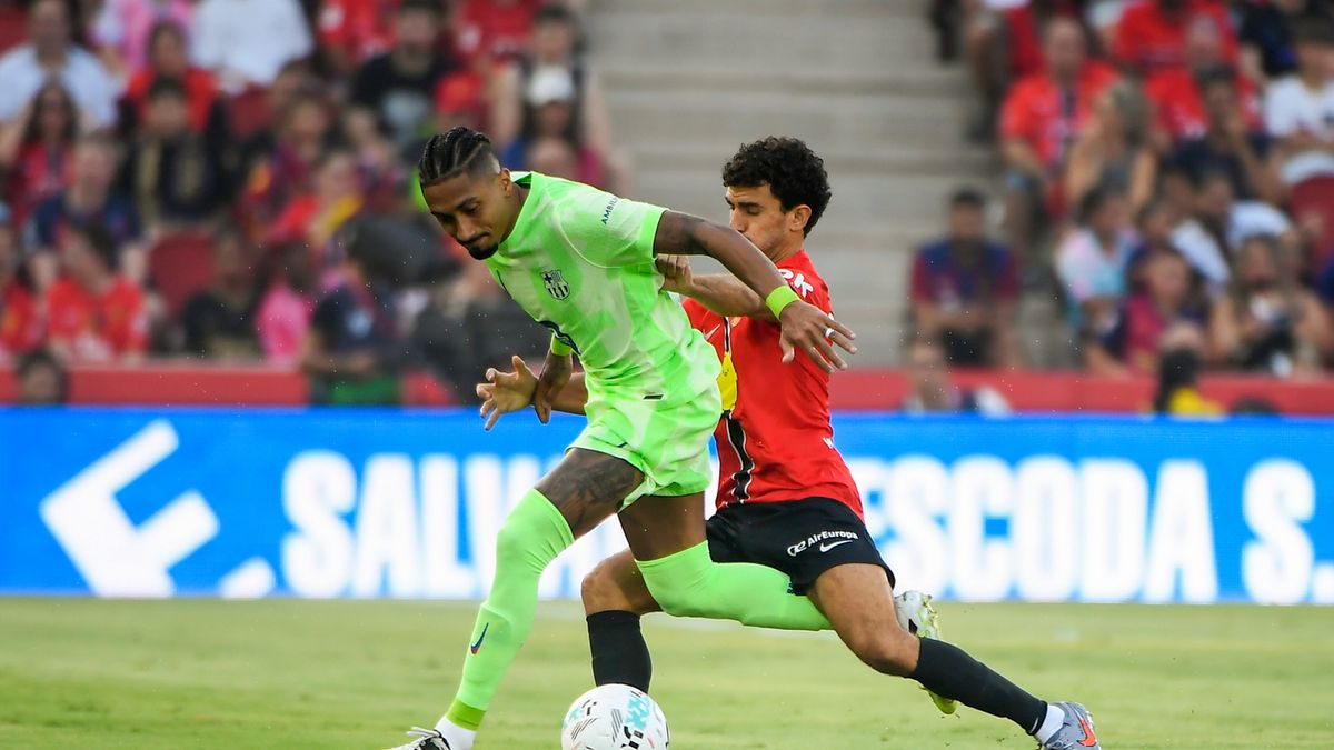 PAP/EPA / Cati Cladera / Mecz La Ligi: RCD Mallorca - FC Barcelona