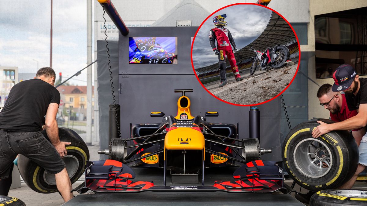 Zdjęcie okładkowe artykułu: Materiały prasowe / Red Bull / Na zdjęciu: bolid Red Bull Racing, w kółku Maciej Janowski