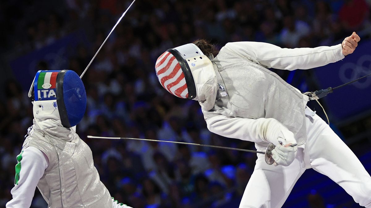 PAP/EPA / Martin Divisek / Na zdjęciu: finał drużynowego floretu kobiet na Igrzyskach Olimpijskich w Paryżu