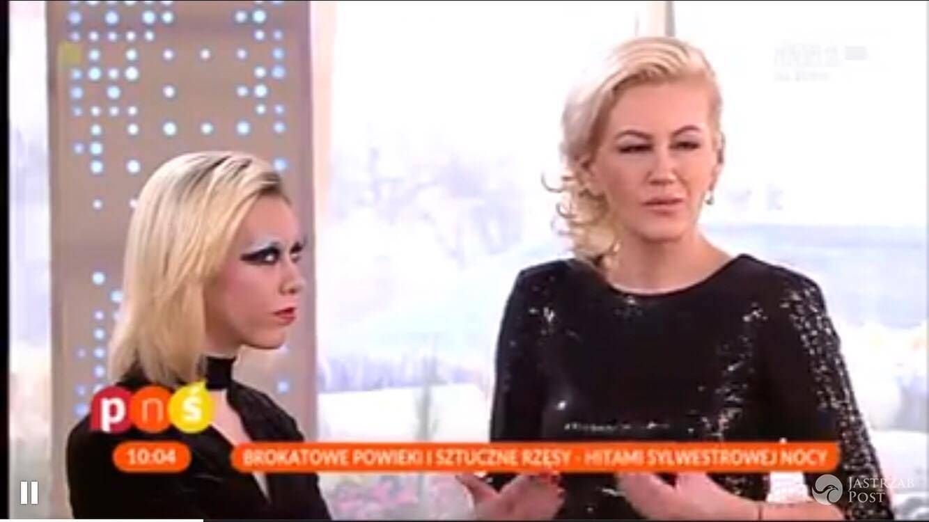 Agnieszka Karpińska z salonu Sens - makijaż na Sylwestra