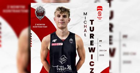 Michał Turewicz przedłużył kontrakt z Polskim Cukrem Startem Lublin do 2026 roku