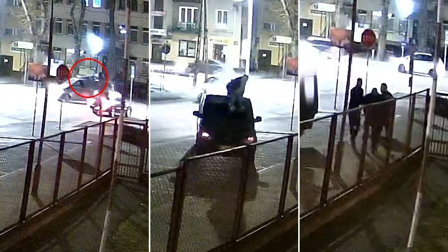 30-latek wskoczył na dach busa, na którym jechał kilka ulic