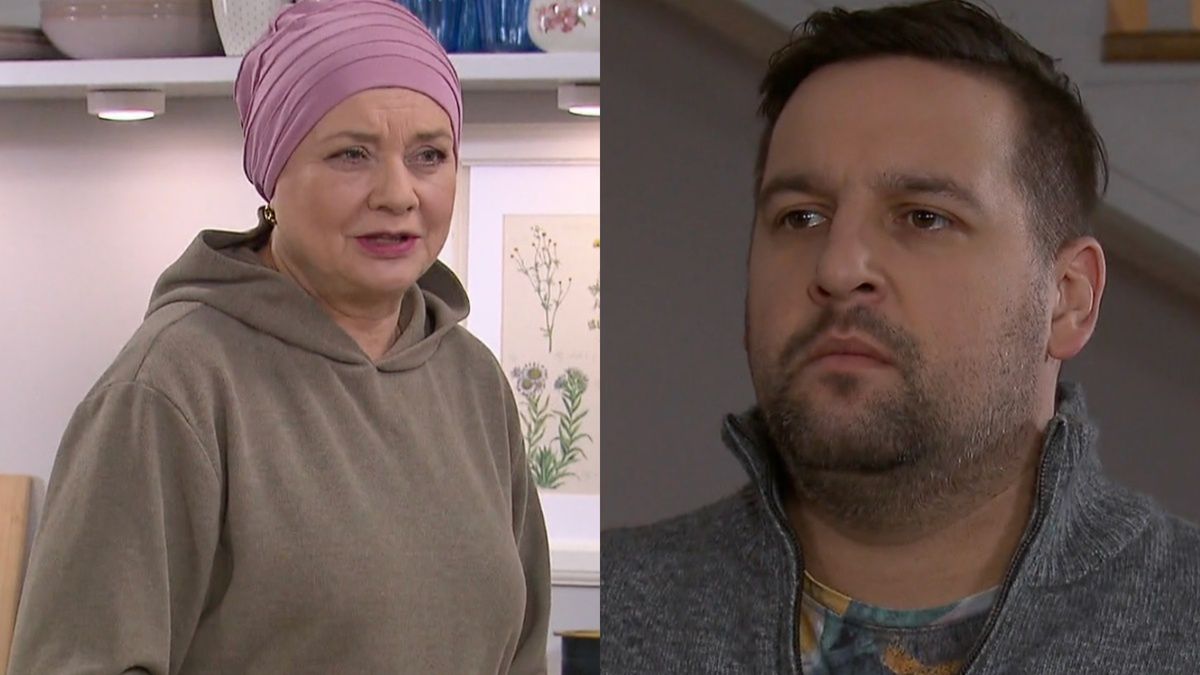 Kadry z serialu "Klan"