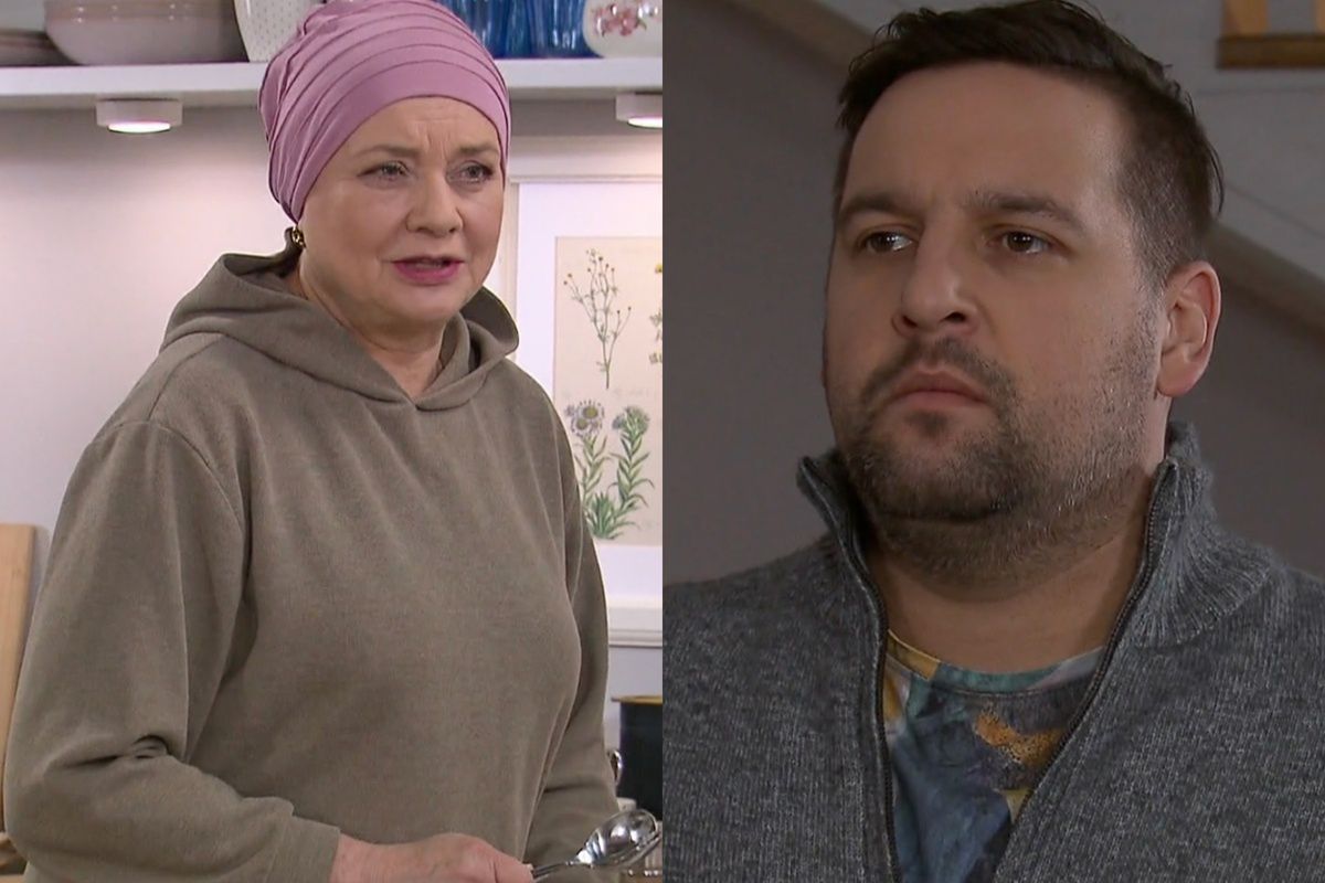 "Klan", odcinek 4697. Grażyna wraca z pogrzebu. Miłosz stawia warunki