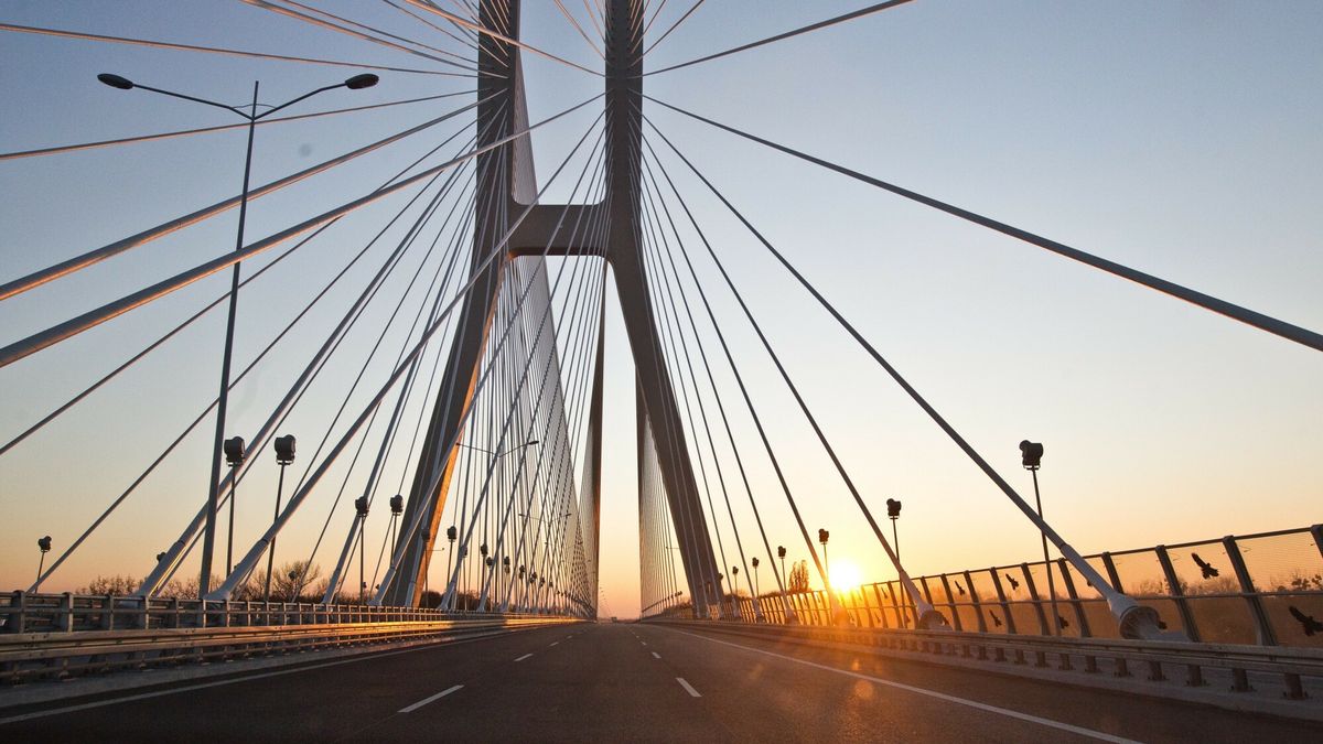 Autostradowa Obwodnica Wrocławia. Most Rędziński na Odrze