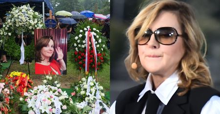 Edyta Bartosiewicz w poruszających słowach o pogrzebie Kołaczkowskiej: "Nagle spadł rzęsisty deszcz. Aż mnie przeszły ciarki"
