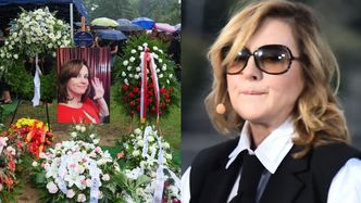 Edyta Bartosiewicz w poruszających słowach o pogrzebie Kołaczkowskiej: "Nagle spadł rzęsisty deszcz. Aż mnie przeszły ciarki"
