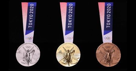 Igrzyska Tokio 2020 - (tak wyglądają) medale ze zużytych gadżetów
