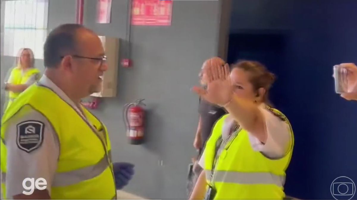 Zdjęcie okładkowe artykułu: Twitter / Globo / Zdjęcie: ochroniarz na lotnisku w Barcelonie