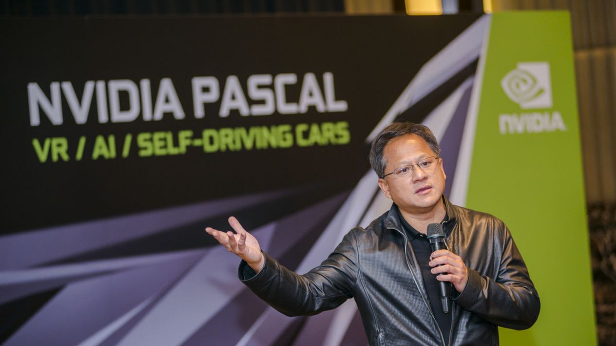 Jensen Huang na targach Computex 2016, fot. CC BY 2.0