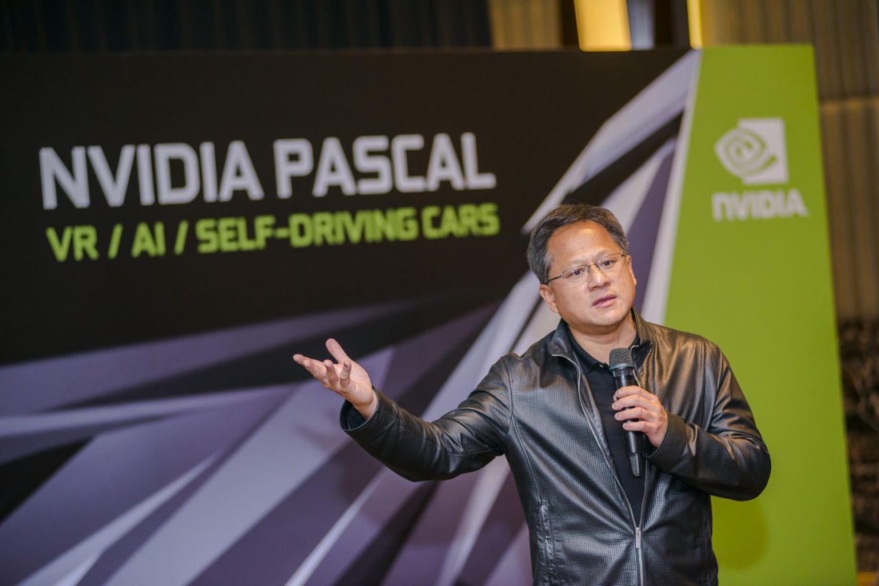 Jensen Huang na targach Computex 2016, fot. CC BY 2.0