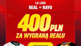 400 zł bonusu za wygraną Realu Madryt