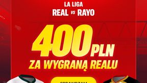 Hit! Bonus 400 zł za wygraną Realu Madryt