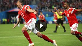 Mundial 2018. Rosja - Egipt: gol Artioma Dziuby na 3:0 (TVP Sport)