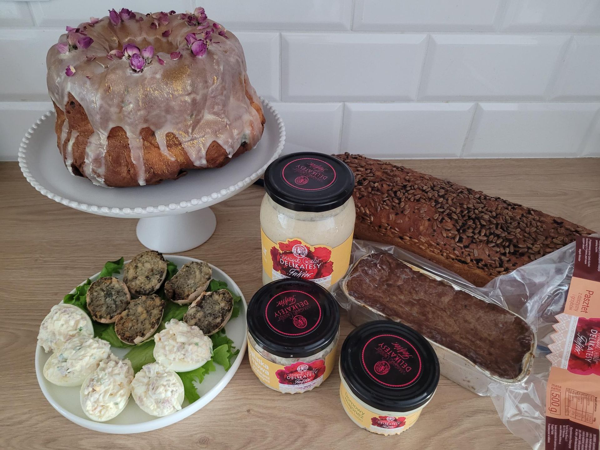 Zamówienie wielkanocne Delikatesy "u Fukiera" po odpakowaniu