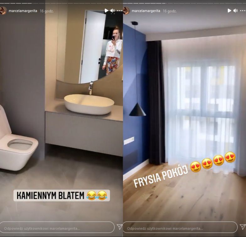 Marcela Leszczak chwali się przeprowadzką