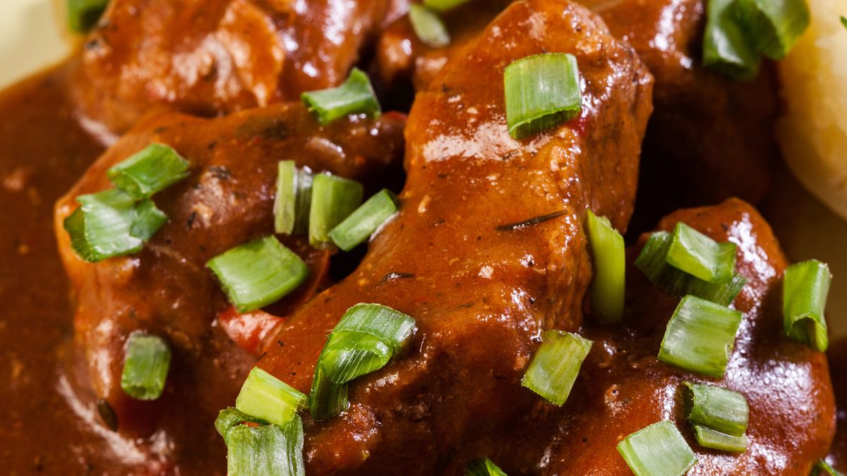 Schab w sosie własnym 