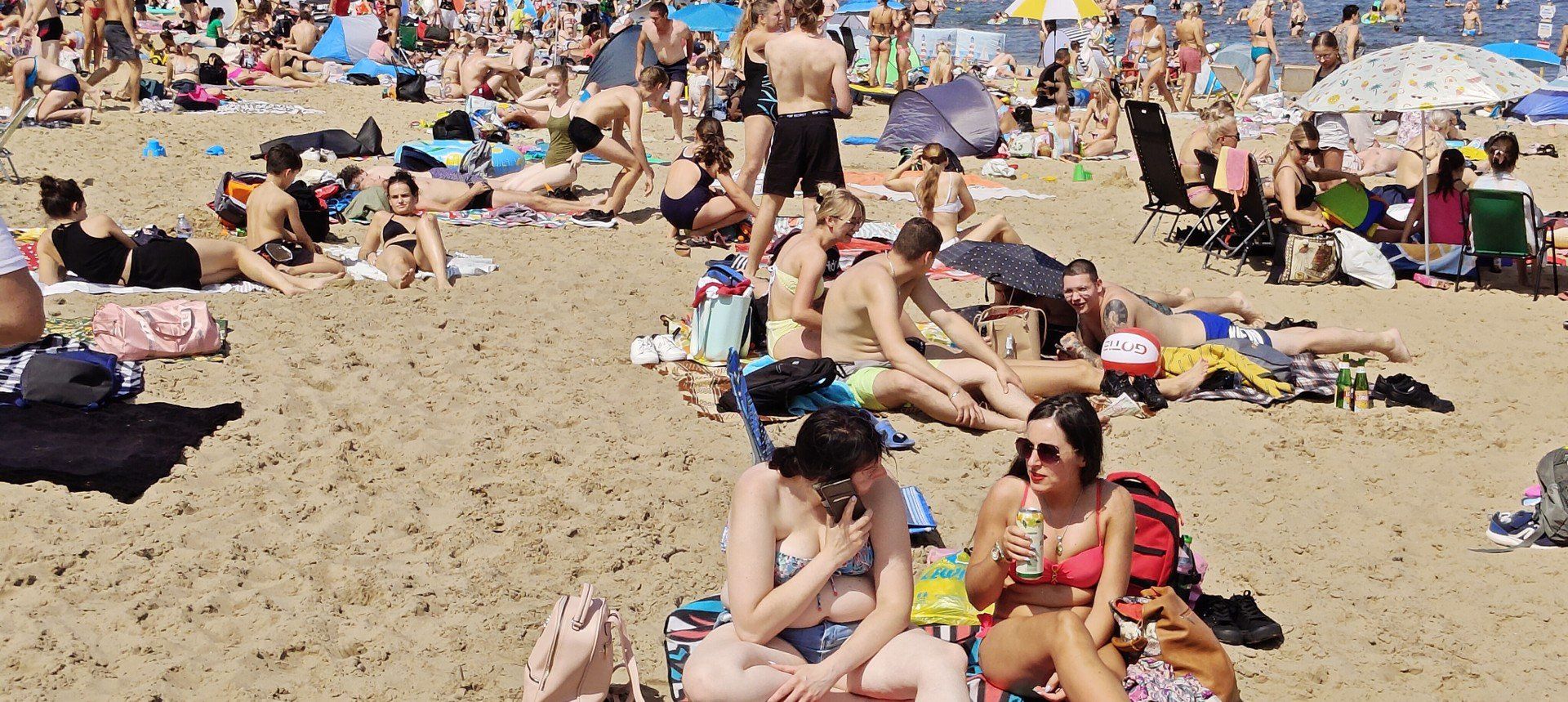 Pogoria II kolejny już raz oblegana przez plażowiczów z całego regionu