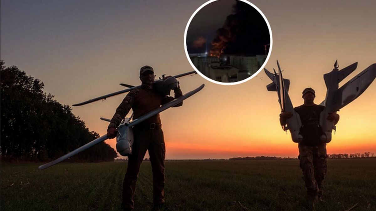 Ukraińskie drony uderzyły na kolejną rafinerię