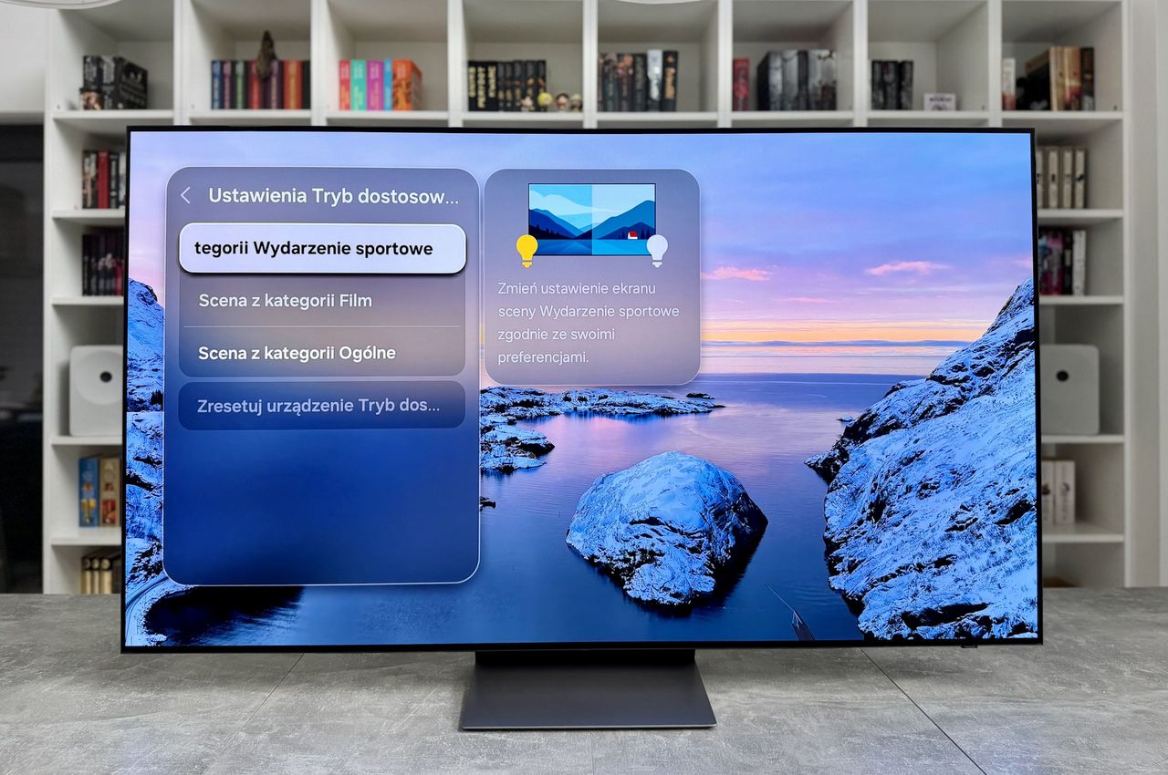 Samsung OLED S90H - ustawienia AI