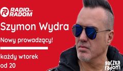 Szymon Wydra prowadzącym audycję w Radiu Radom