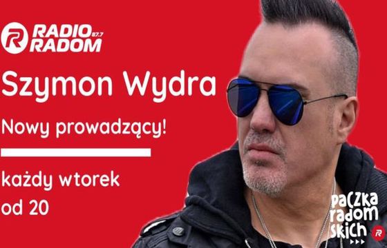 Szymon Wydra prowadzącym audycję w Radiu Radom