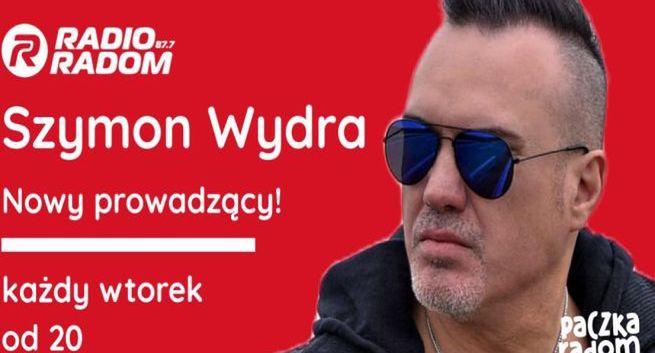 Szymon Wydra prowadzącym audycję w Radiu Radom