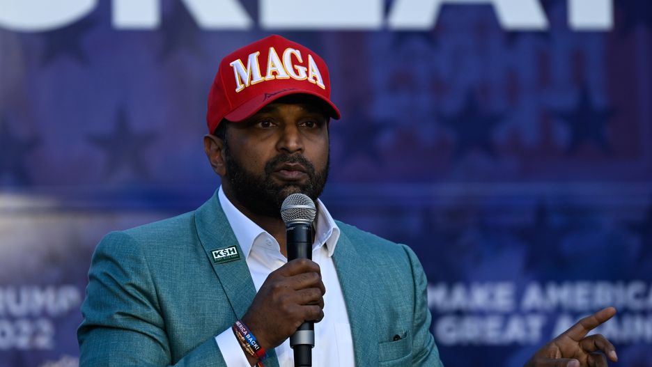 CHARLOTTE, USA - OCTOBER 10: A view from Team Trump Bus Tour featuring by Chair of the House Republican Conference Rep. Elise Stefanik, Hogan Gidley, Kash Patel, Chad Wolf, Abel Maldonado and Brooke Rollins in Charlotte, United States on October 10, 2024. (Photo by Peter Zay/Anadolu via Getty Images)