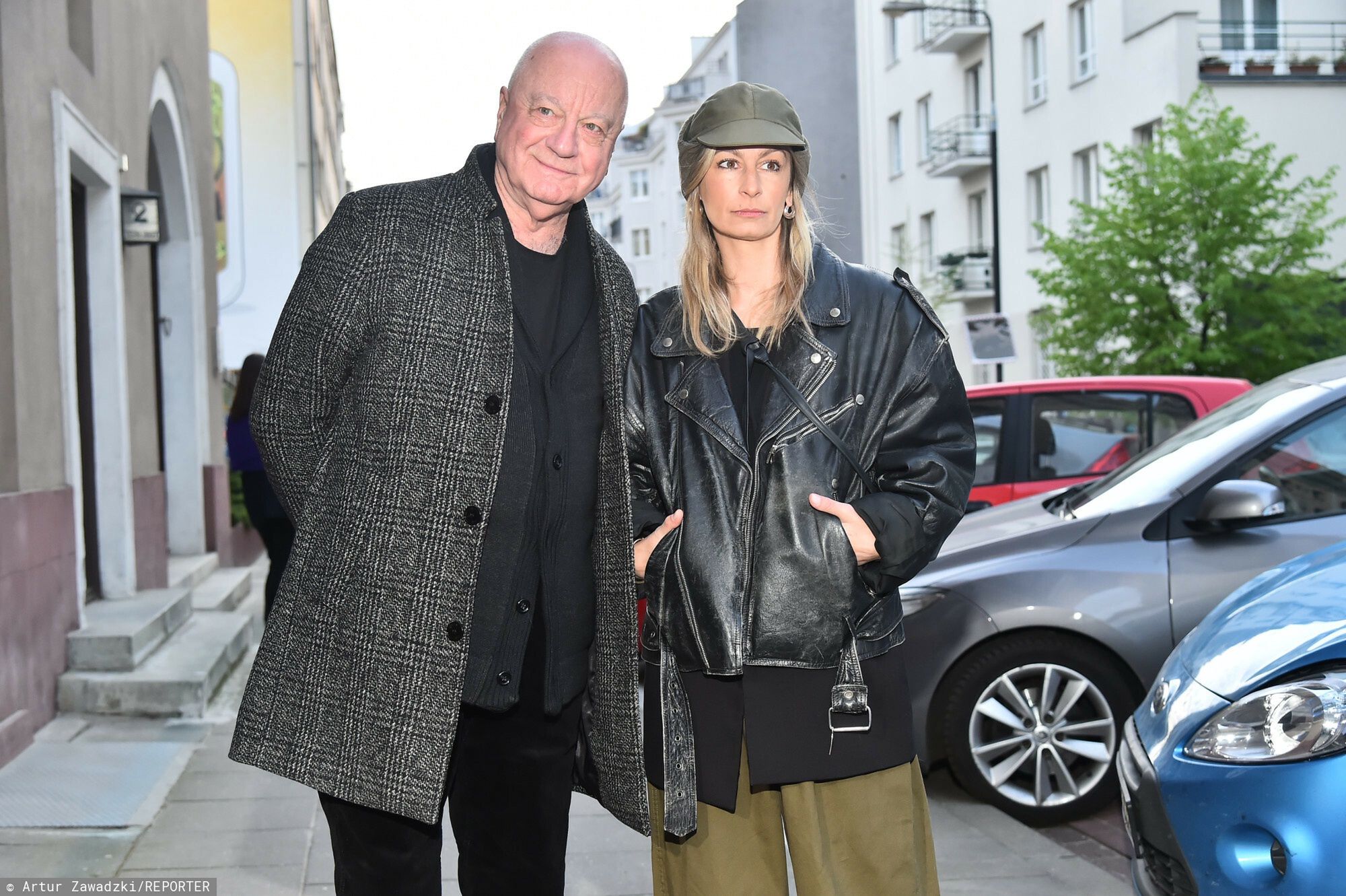 Jerzy Schejbal z córką Magdaleną, która również jest aktorką