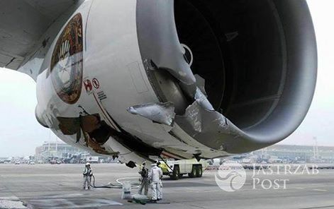 Uszkodzony samolot Iron Maiden