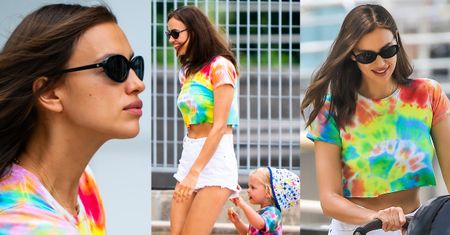 Irina Shayk cieszy się upalnym dniem w towarzystwie dwuletniej córeczki (ZDJĘCIA)