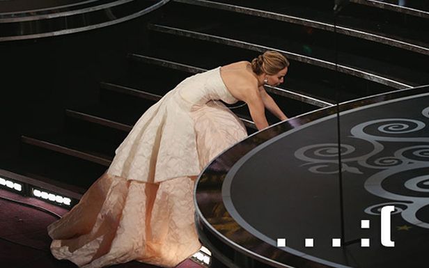 Upadek Jennifer Lawrence