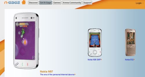 Nokia N97, N86 8GB i E52 z obsługą N-Gage