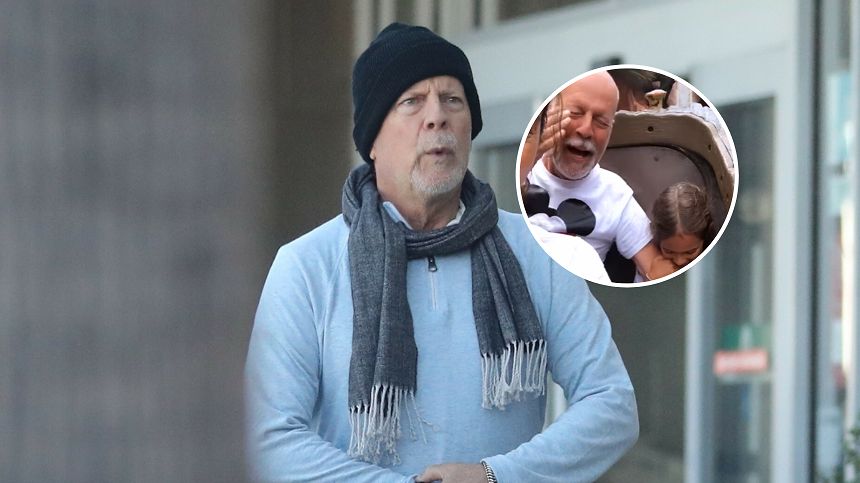 Bruce Willis w Disneylandzie. Żona aktora opublikowała wzruszające nagranie