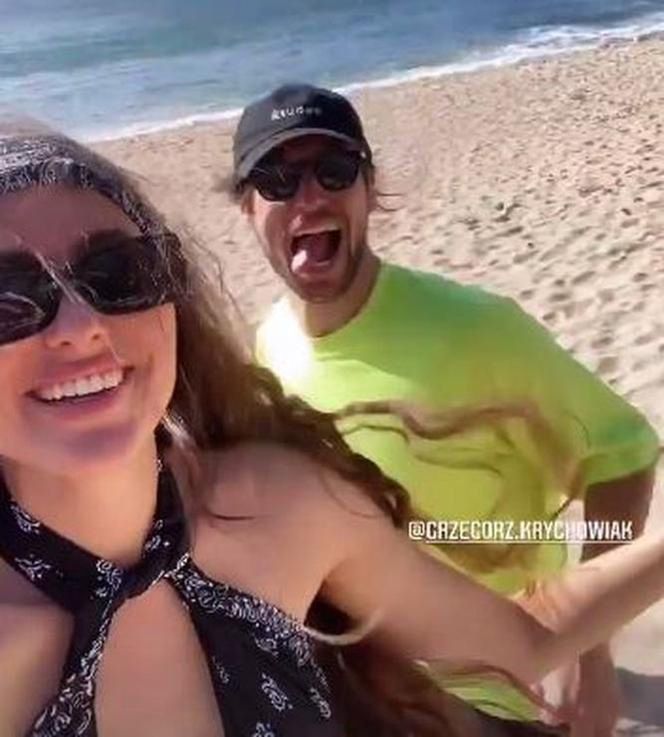 Grzegorz Krychowiak i Celia Jaunat chwalą się wakacjami na Karaibach
