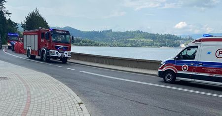 Tragedia nad Jeziorem Czorsztyńskim. Nie żyje młoda kobieta