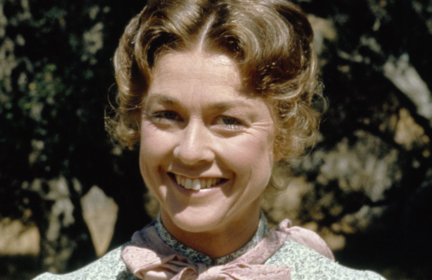Little House on the PrairieLITTLE HOUSE ON THE PRAIRIE -- Season 4 -- Pictured: Hersha Parady as Alice Garvey -- Photo by: Ted Shepherd/NBCU Photo BankNBC1970s, 1977-1978, NBCU Photo Bank, NUP_115119, Season 4, color, gallery, head shot, one person, outdoor, portrait, select, single, solo, studio, vertical