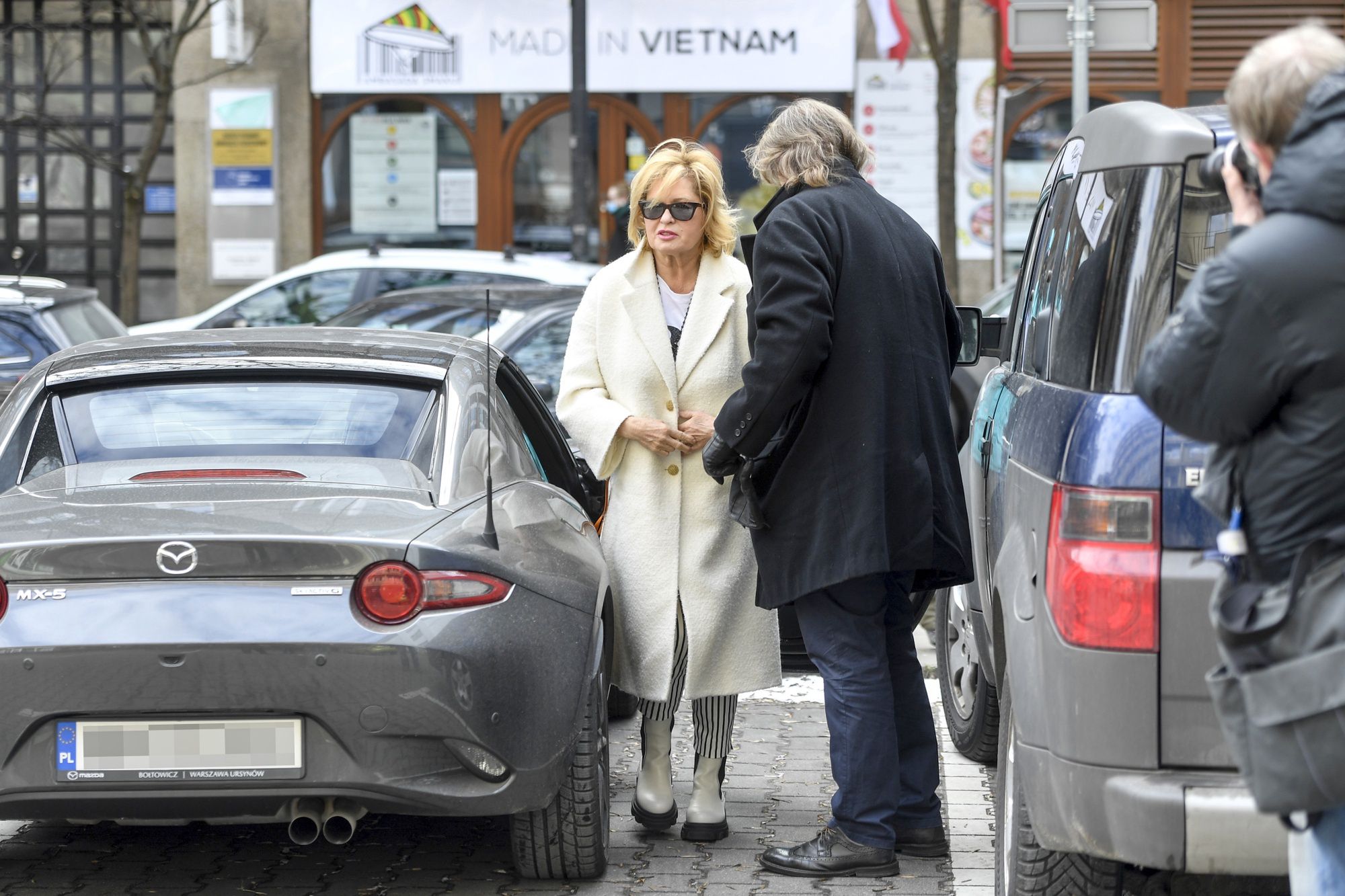 Ewa Kasprzyk z partnerem Michałem Kozerskim