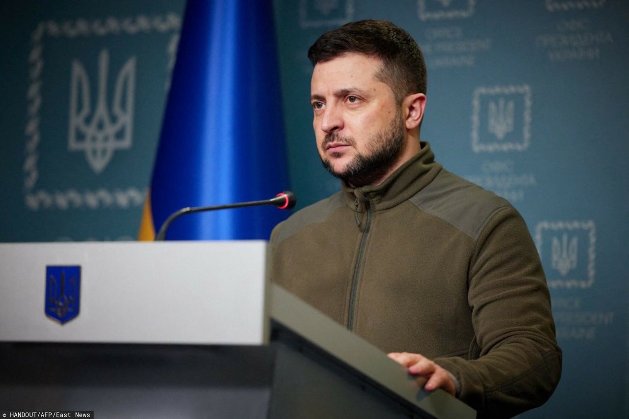 Prezydent Ukrainy Wołodymyr Zełenski ostrzega ws. sytuacji wokół Kijowa