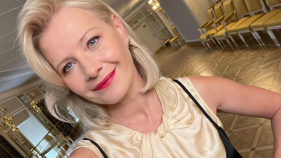 Małgorzata Kożuchowska założyła buty na platformie, które właśnie wracają do mody 