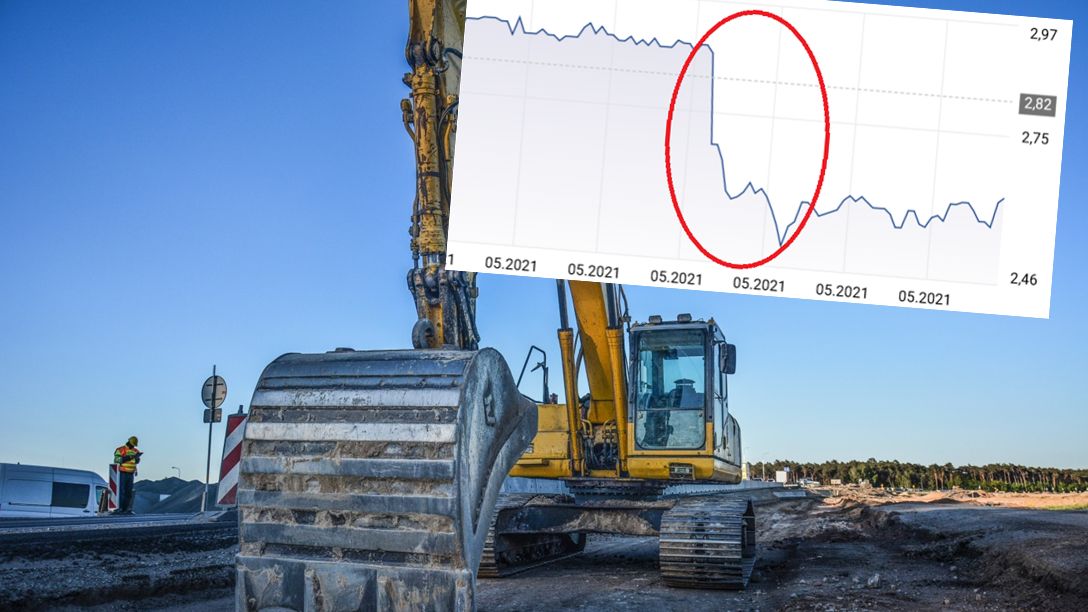 Notowania akcji Trakcji na giełdzie w Warszawie poleciały ostro w dół.