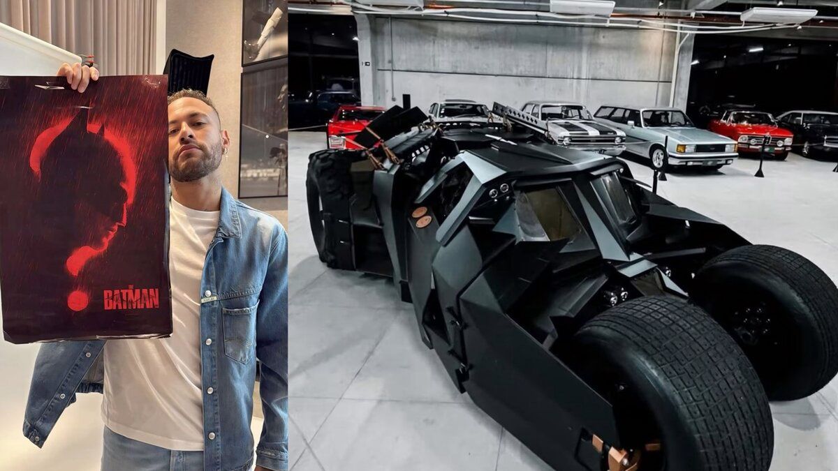 Neymar stał się posiadaczem repliki Batmobilu
