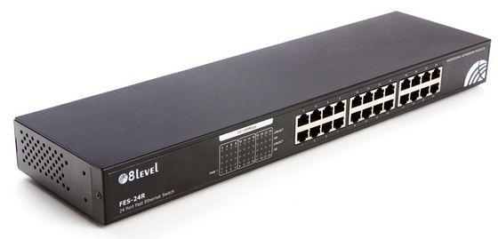 8level FES-24R switch rackowy wygląd