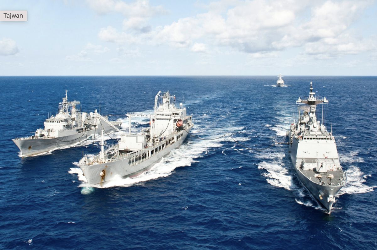 Jednostki chińskiej marynarki wojennej u wybrzeży Tajwanu to dziś codzienny widok. 