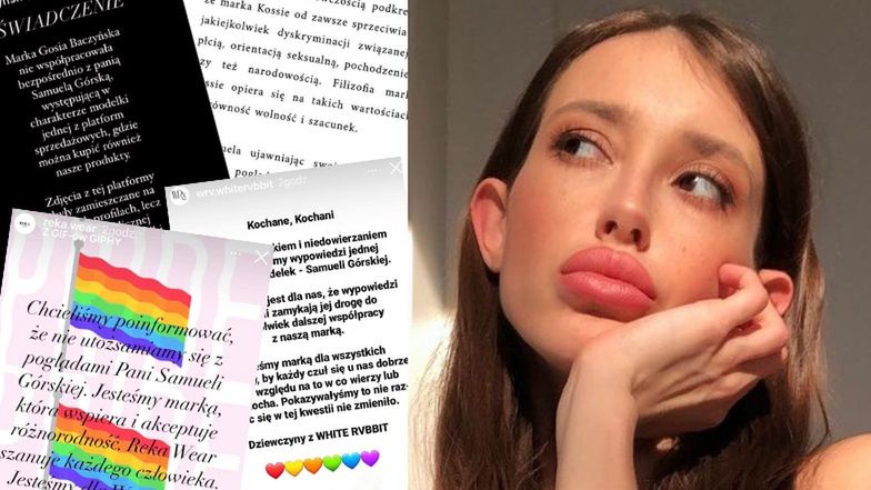 Marki odzieżowe odcinają się od Samueli Górskiej 