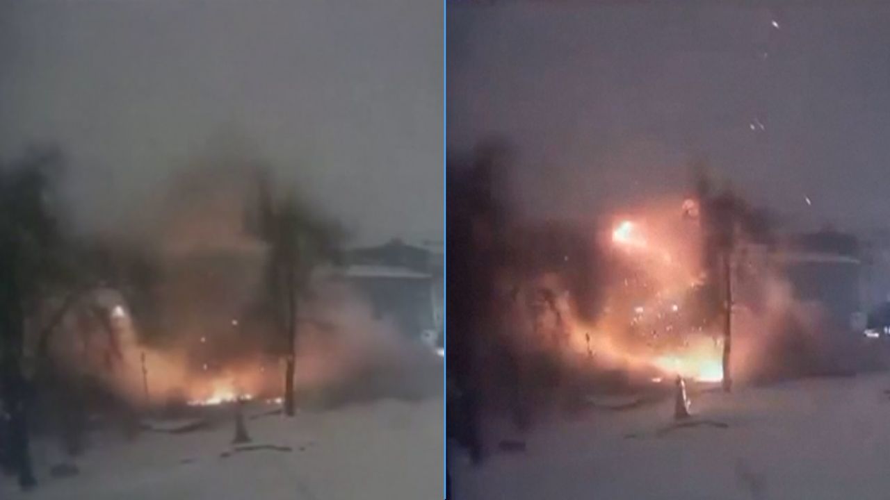 Tam byli ludzie. Nagranie z ataku Rosjan na park z placem zabaw we Lwowie