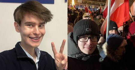 Internauta WYŚMIAŁ Oskara Szafarowicza, który w sylwestra wybrał się przed siedzibę TVP. Działacz PiS wdał się w dyskusję
