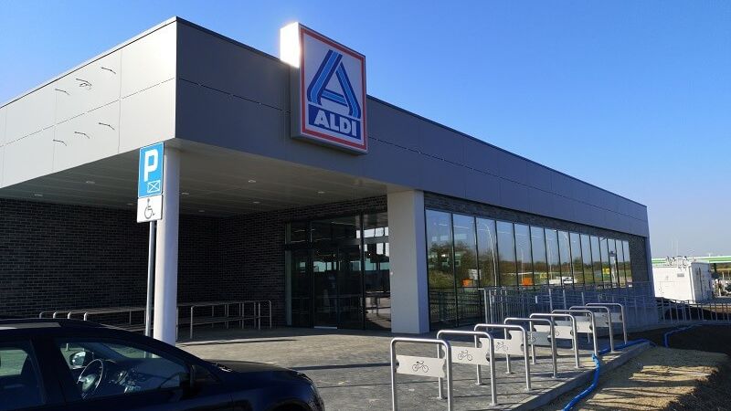 Aldi przy ul. Zelwerowicza w Lublinie